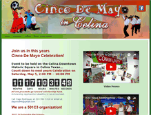 Tablet Screenshot of cincodemayocelina.com